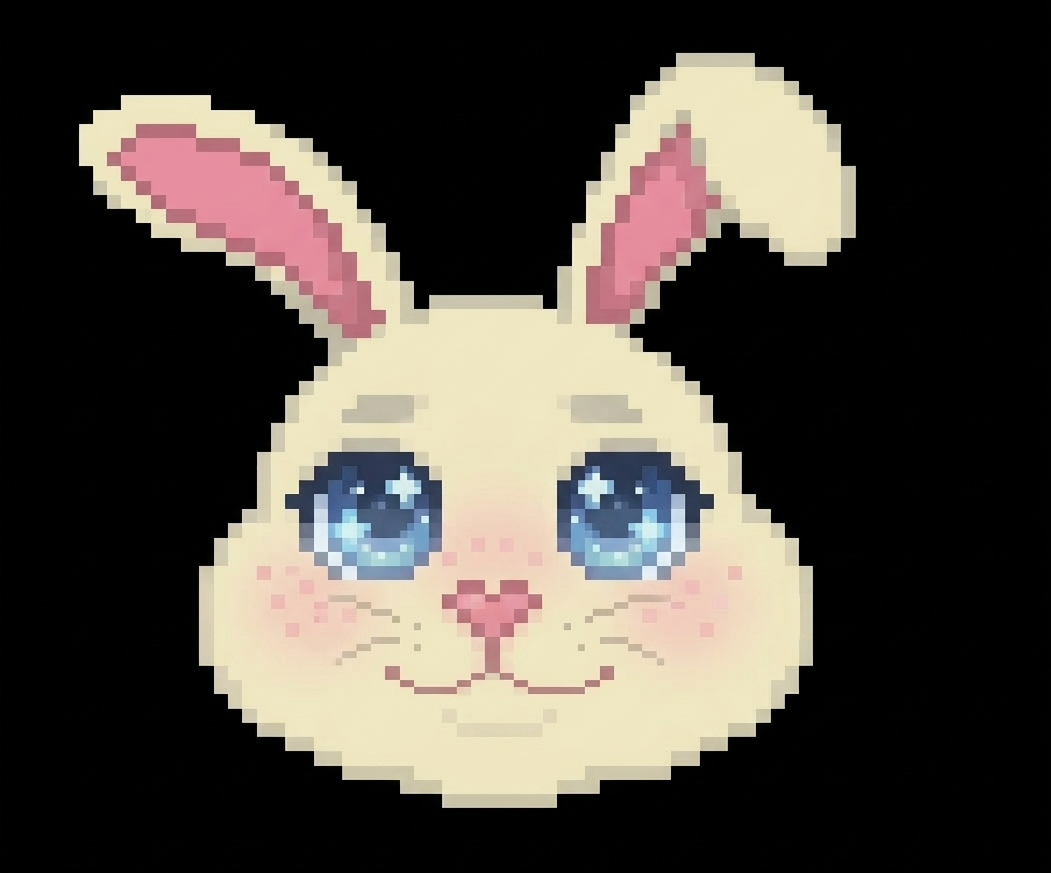 bunny pixel art